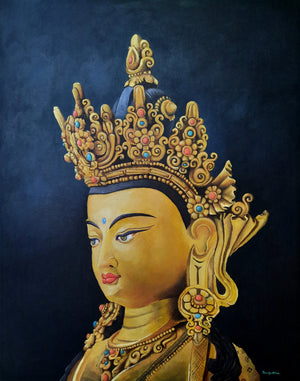 Tara - Contemporary Bhutanese Painting - InspiredByBhutan