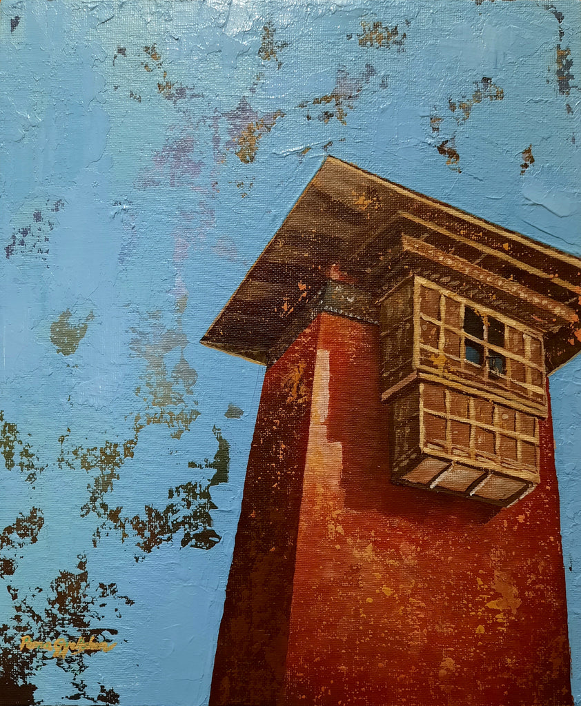 Lhakhang - Contemporary Bhutanese Painting - InspiredByBhutan