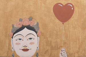 'Tender' - High-Quality Print of Contemporary Bhutanese Painting