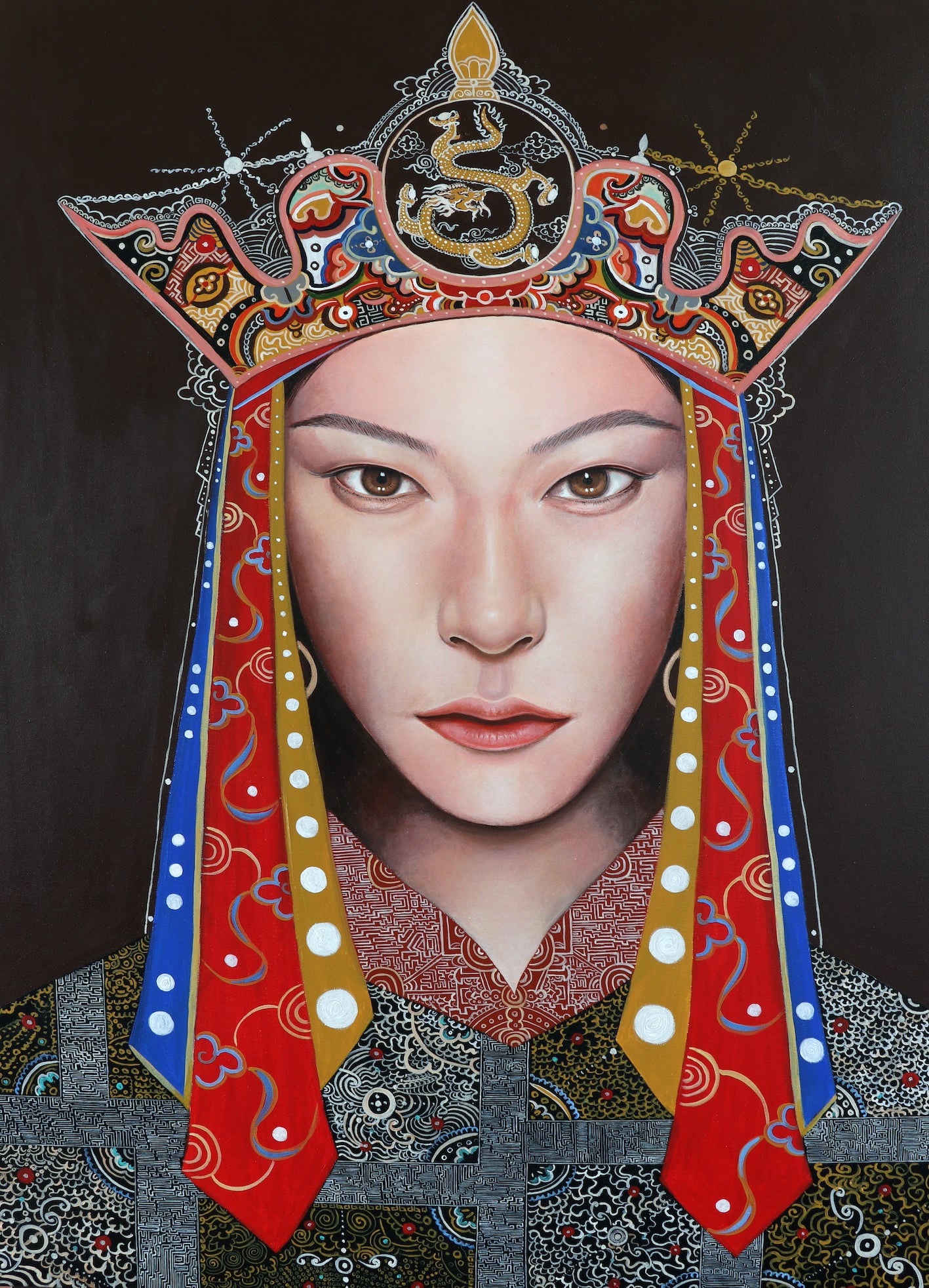 'INTIMATION OF SELF-AWARENESS' - Contemporary Bhutanese Painting - InspiredByBhutan