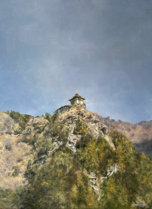 Taktshang Zangtopelri - Bhutanese Contemporary Painting - InspiredByBhutan