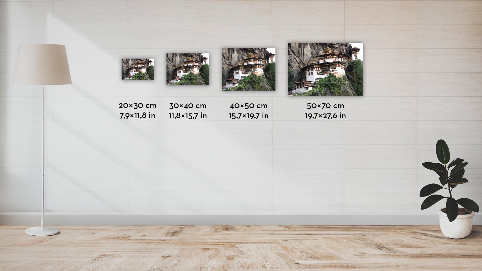 Tigrisfészek Kolostor II. - limitált szériás fotográfia különböző méretben és kivitelben - InspiredByBhutan