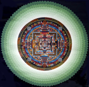 Kálacsakra mandala - eredeti festmény kiváló minőségű fotómásolata - InspiredByBhutan