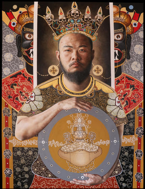 'VAJRA SACRAMENT' - Contemporary Bhutanese Painting - InspiredByBhutan