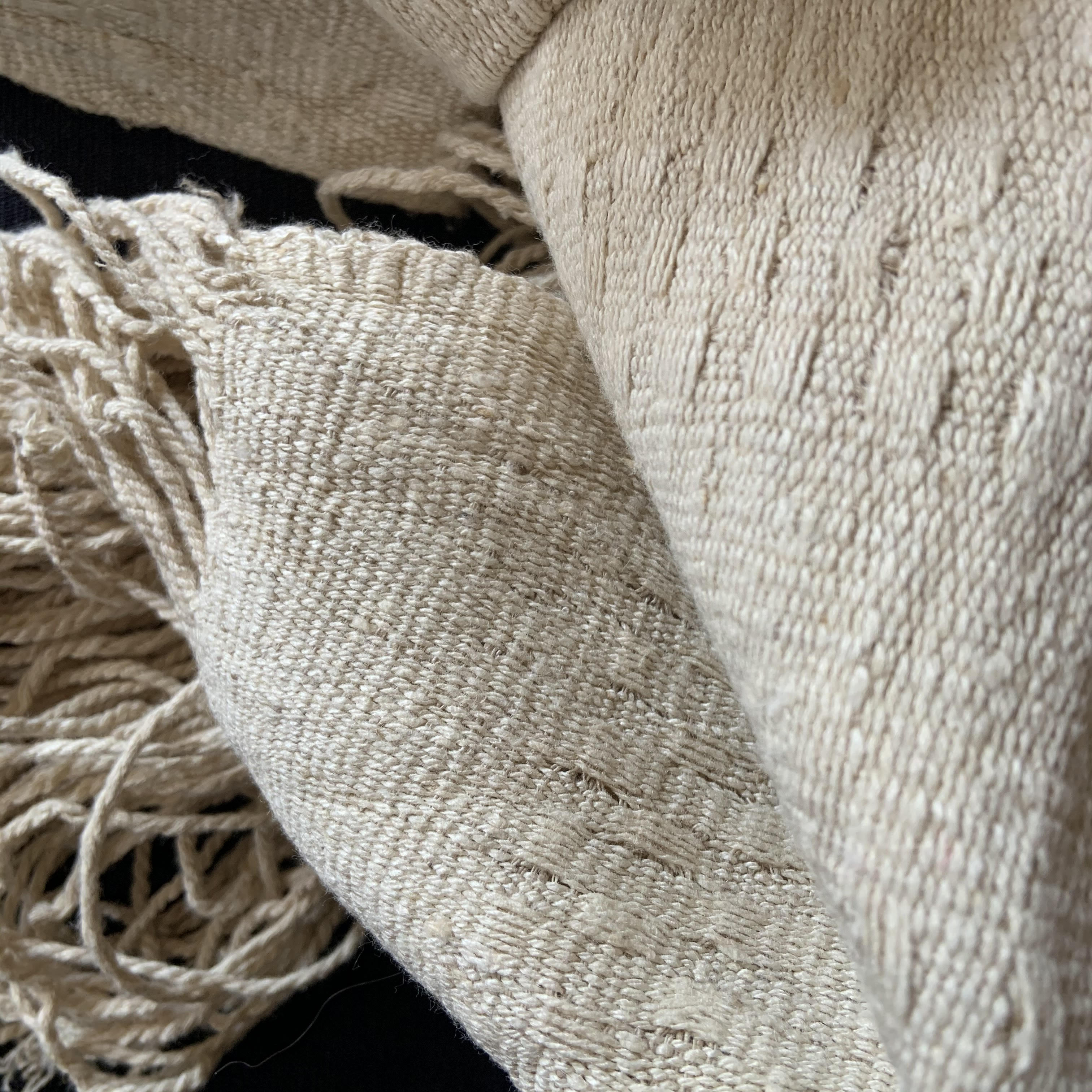 'LHAMO' Handwoven Raw Silk Scarf